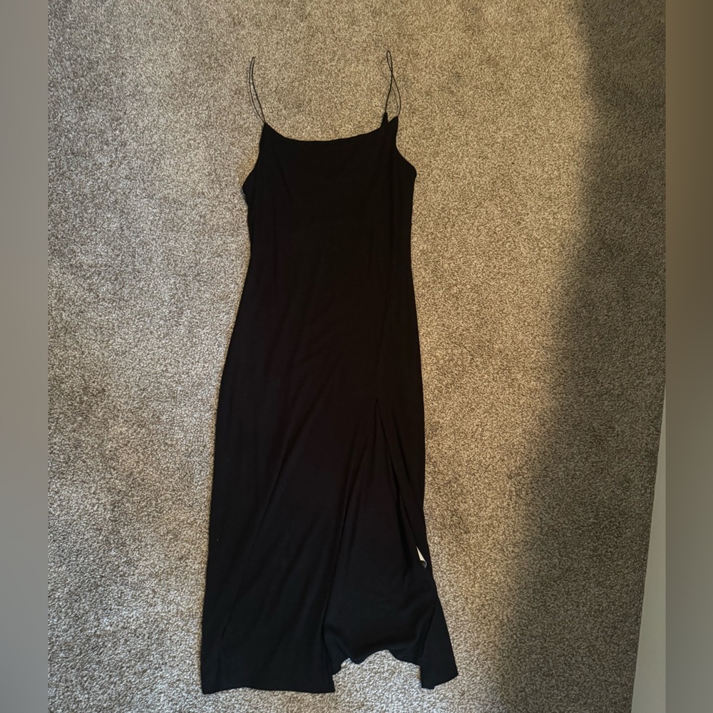 Joan brown strappy slit dress